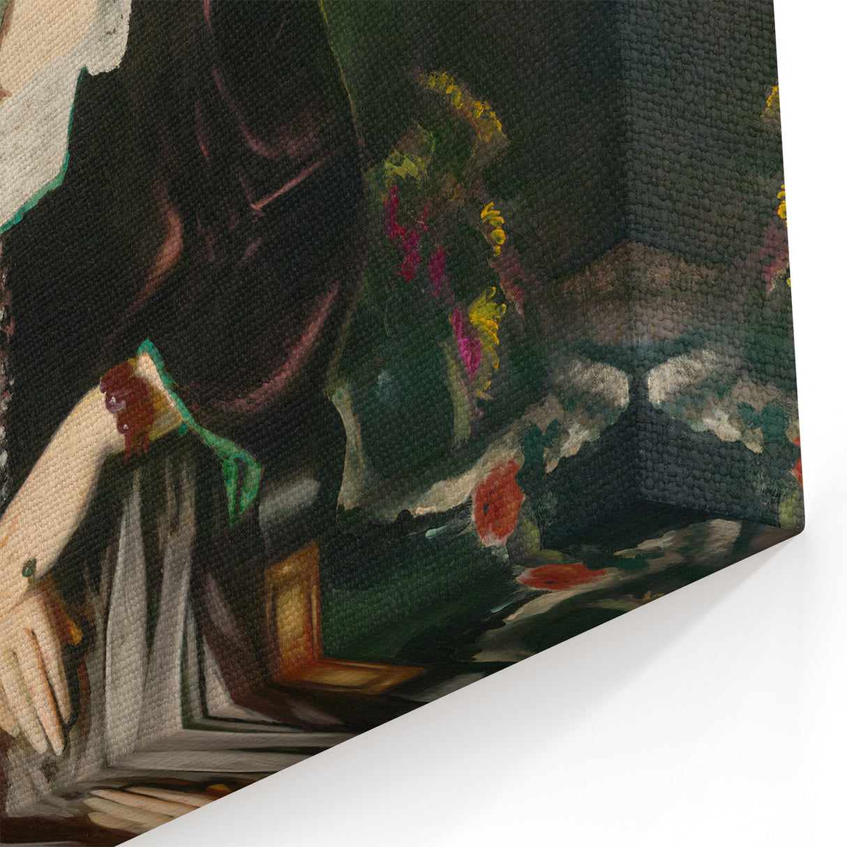Modern Wall Art: Classic Portrait in Rich Tones – Elegant Contemporary Decor