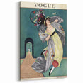 Vintage Vogue Illustration - Floral Hat 1918 Fashion Art Print