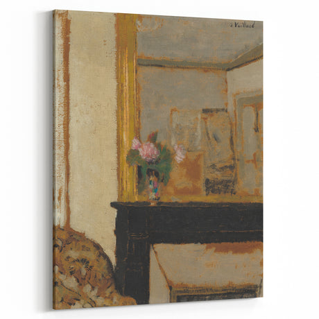 Modern Wall Art: Classic Vase on Mantelpiece – Elegant Vintage Decor