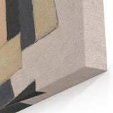 Modern Wall Art: Geometric Abstract in Earthy Tones – Minimalist Decor