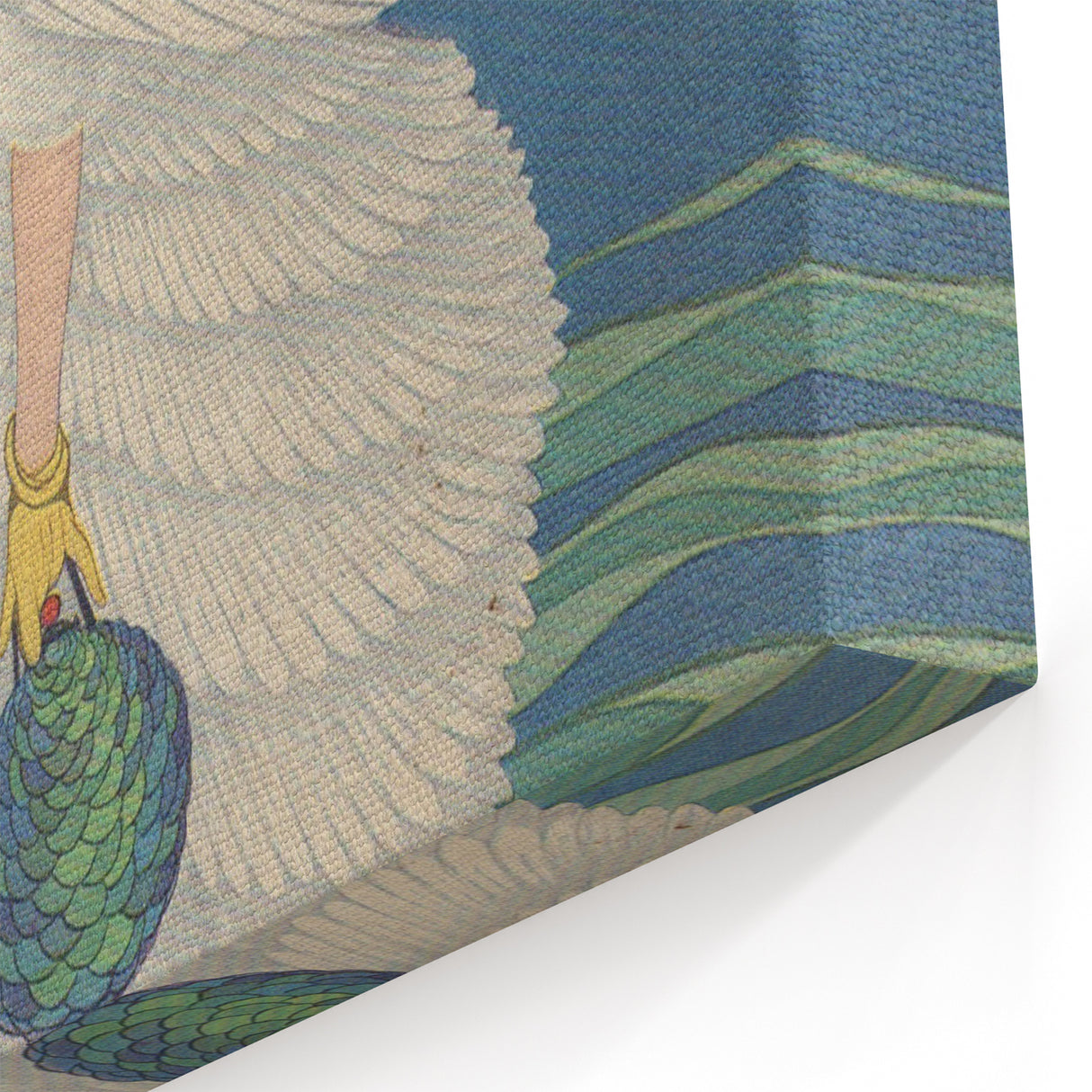 Vintage Vogue Coastal Fashion Art - Seaside Elegance Wall Print