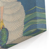 Vintage Vogue Coastal Fashion Art - Seaside Elegance Wall Print