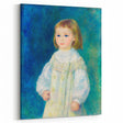 Impressionist Portrait - Lucie Berard in White by Renoir Wall Art
