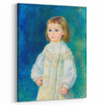 Impressionist Portrait - Lucie Berard in White by Renoir Wall Art