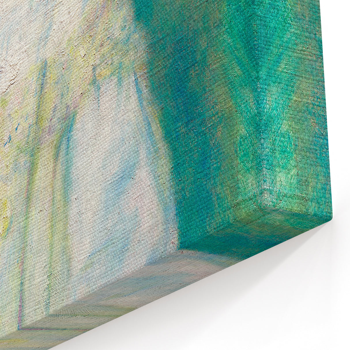 Impressionist Portrait - Lucie Berard in White by Renoir Wall Art