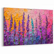 Abstract Floral Art - Colorful Modern Floral Canvas Print