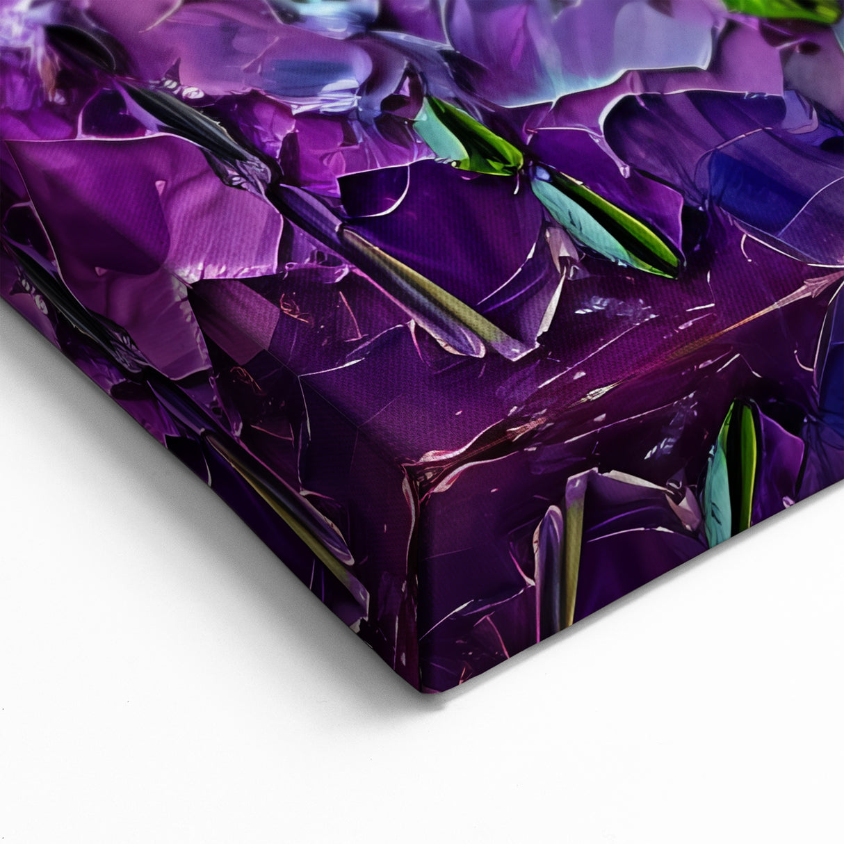 Abstract Floral Art - Colorful Modern Floral Canvas Print