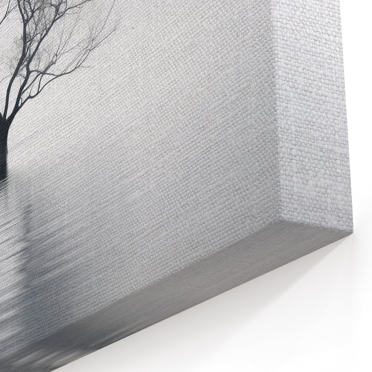 Abstract Botanical Prints - Serene Monochrome Tree Canvas Art