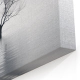 Abstract Botanical Prints - Serene Monochrome Tree Canvas Art