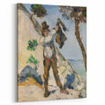 Impressionist Painting - Man with a Vest by Cézanne Wall Art Print