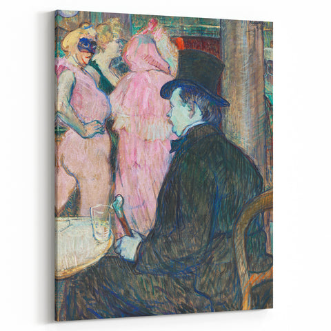 Impressionist Painting - Maxime Dethomas by Toulouse-Lautrec Art Print