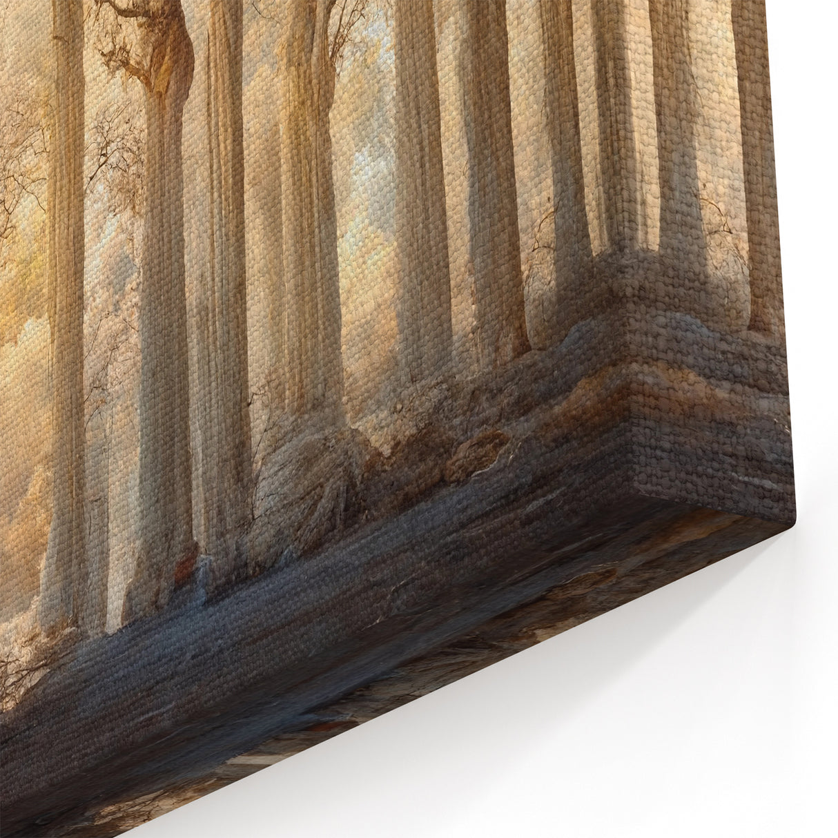 Abstract Botanical Prints - Enchanted Forest Canvas Landscape