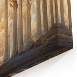 Abstract Botanical Prints - Enchanted Forest Canvas Landscape