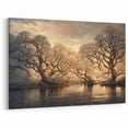 Modern Floral Wall Decor - Majestic Tree Landscape Canvas