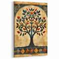Contemporary Flower Prints - Colorful Tree of Life Canvas Art