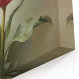 Abstract Flower Canvas - Elegant Tulip Floral Wall Art