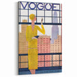 1928 Vogue New York Fashion Art - Yellow Dress Wall Print