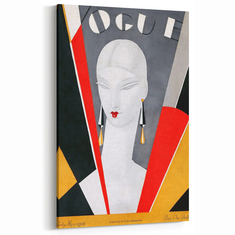 1926 Art Deco Vogue Cover Print - Minimalist Geometric Wall Art