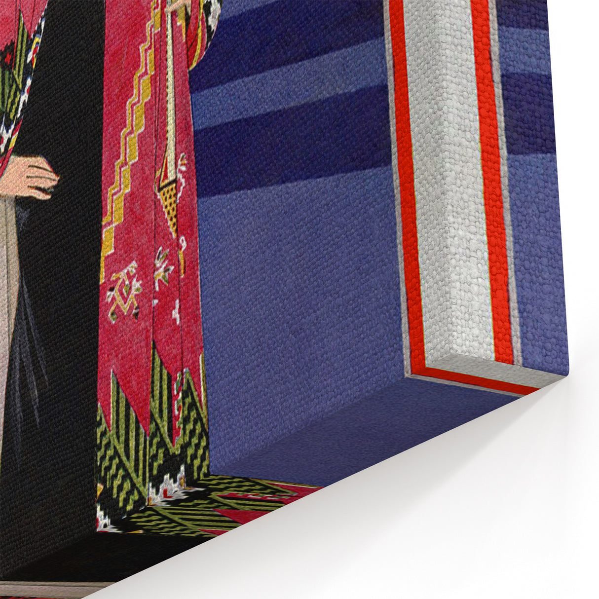 1925 Art Deco Vogue Fashion Print - Embroidered Coats Wall Art