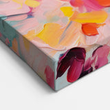 Artistic Flower Designs - Bold Abstract Floral Explosion on Canvas