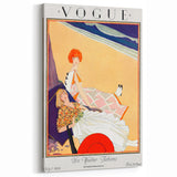 1923 Summer Vogue Fashion Print - Beach Scene Wall Art Decor