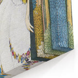 1919 Spring Vogue Cover Print - Floral Fantasy Art Deco Wall Decor