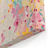 Contemporary Flower Prints - Soft Petal Garden in Pastel Hues