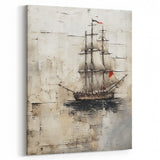 Classic Sailing Ship Wall Art - Nautical Canvas Print for Home Decor