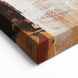 Bold Abstract Fall Wall Art - Warm Orange and Yellow Autumn Decor