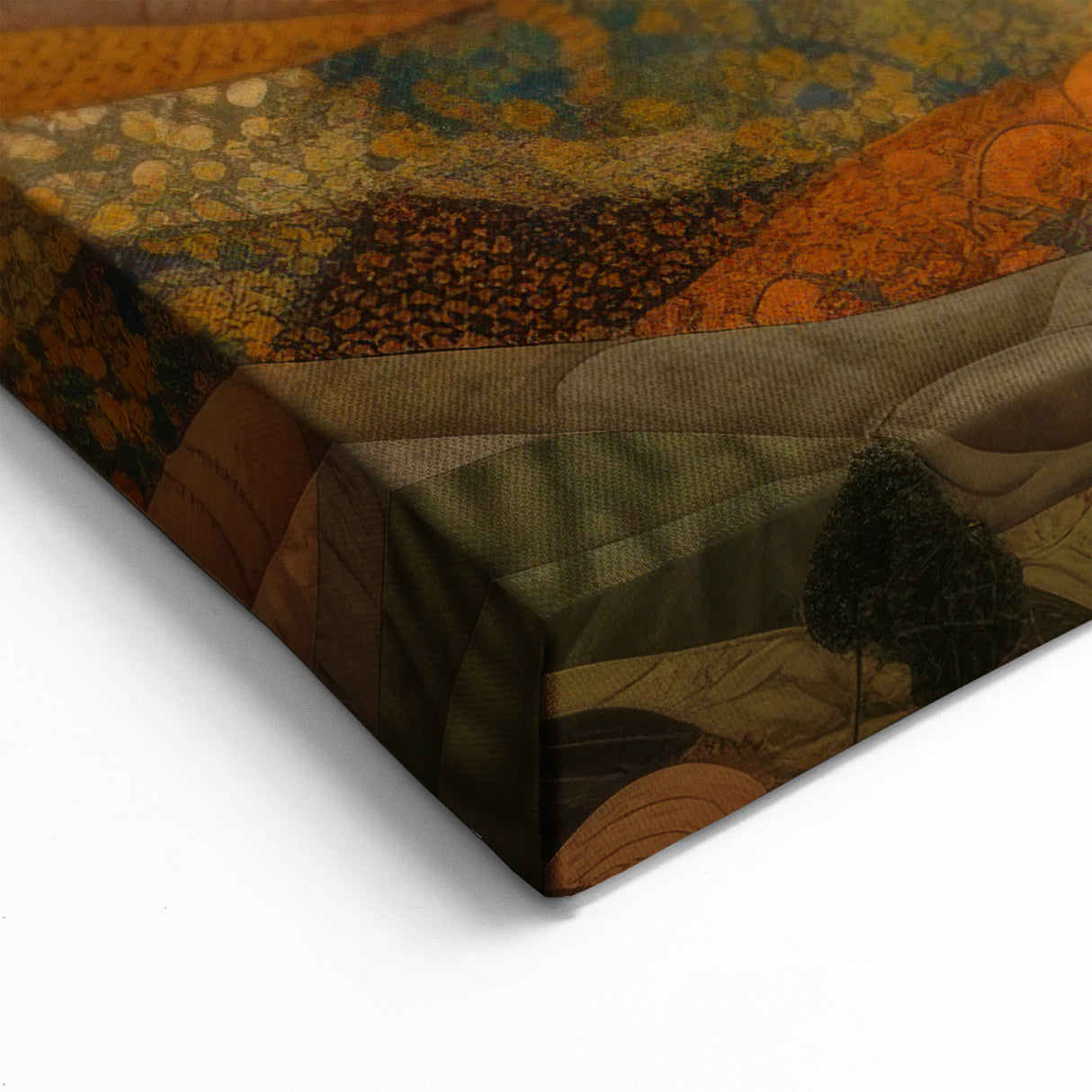 Autumn Hills Landscape - Fall Wall Art Rustic Earthy Decor Print