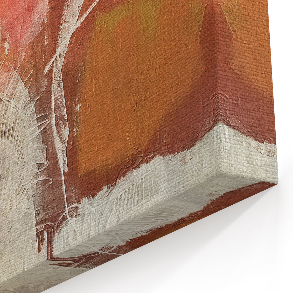 Abstract Autumn Harmony - Fall Wall Art Warm Seasonal Decor Print