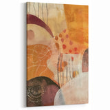 Autumn Abstract Harmony - Fall Wall Art Modern Warm Seasonal Print