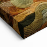Harvest Hills Patchwork - Fall Wall Art Rustic Countryside Landscape