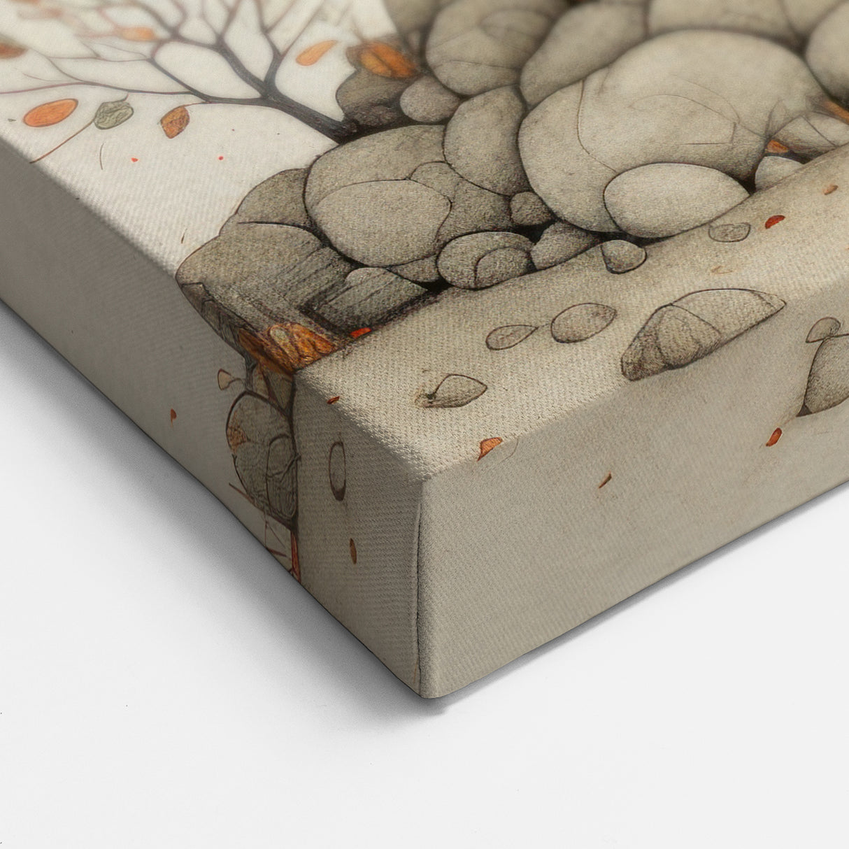 Autumn Cottage Charm - Fall Wall Art Cozy Rustic Seasonal Print