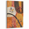 Playful Autumn Leaves - Fall Wall Art Modern Abstract Seasonal Print