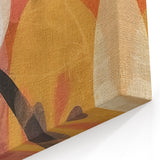 Playful Autumn Leaves - Fall Wall Art Modern Abstract Seasonal Print