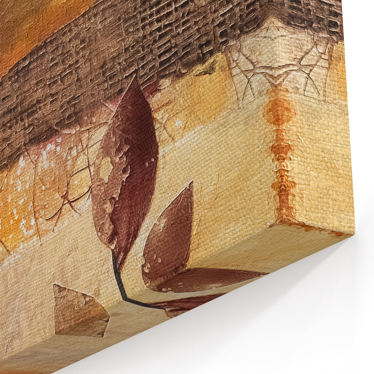 Rustic Harvest Collage - Fall Wall Art Textured Vintage Seasonal Print