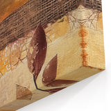 Rustic Harvest Collage - Fall Wall Art Textured Vintage Seasonal Print