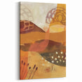 Abstract Fall Wall Art - Warm Harvest Hues Autumn Decor for Home