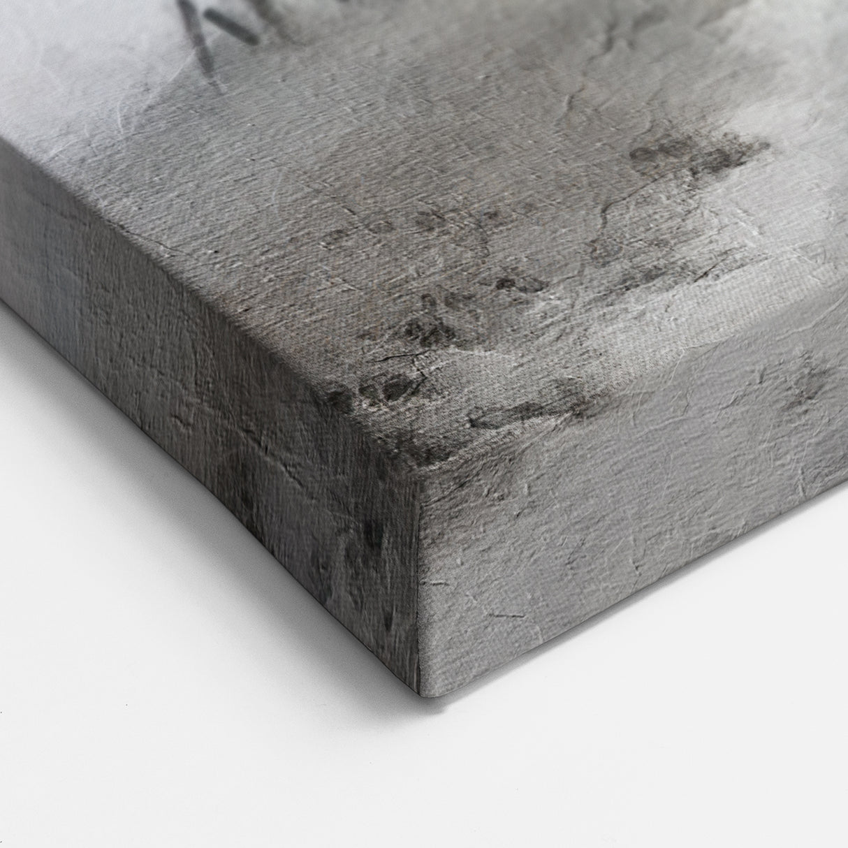 Serene Winter Road Wall Art - Snowy Path with Bare Tree Canvas