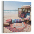 Coastal Bohemian Caravan - Retro RV Wall Decor