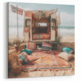 Beachside Bohemian Caravan Decor - Travel Trailer Wall Art