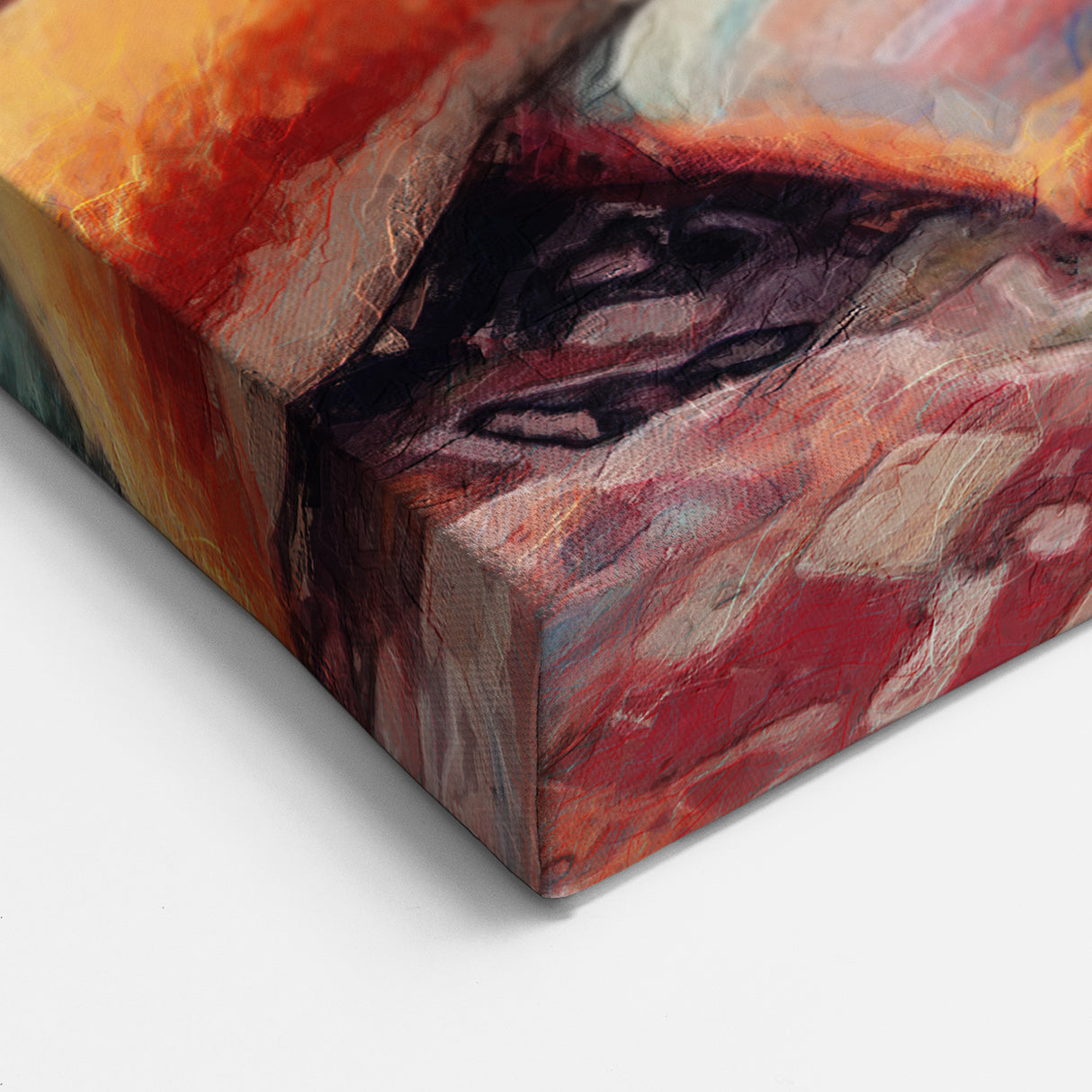 Bright Bohemian Beach Caravan - Retro Camper Van Wall Art