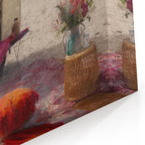 Pastel Beach Bohemian Caravan - Vintage Camper Van Wall Art