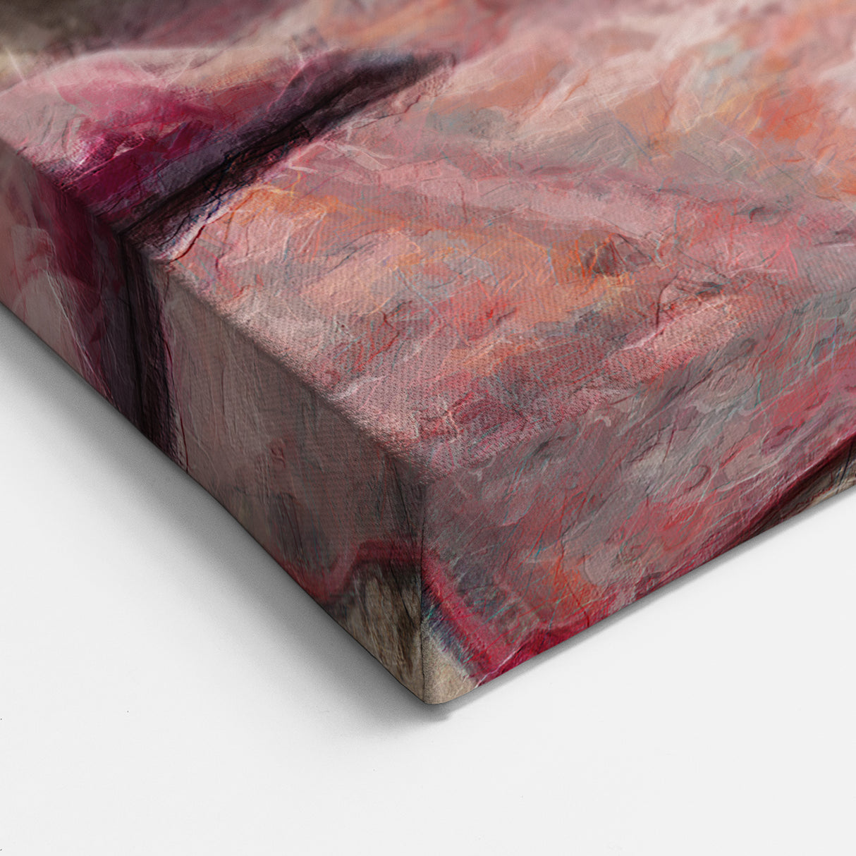 Pastel Beach Bohemian Caravan - Vintage Camper Van Wall Art