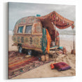 Mystical Bohemian Caravan - Vintage Beach Camper Wall Art