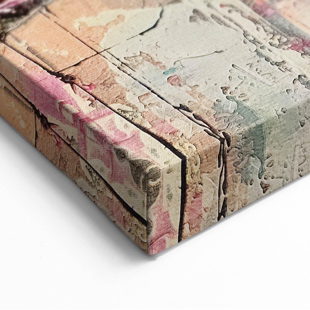 Pastel Songbird Wildlife Painting - Animal Canvas Wall Art for Home Decor