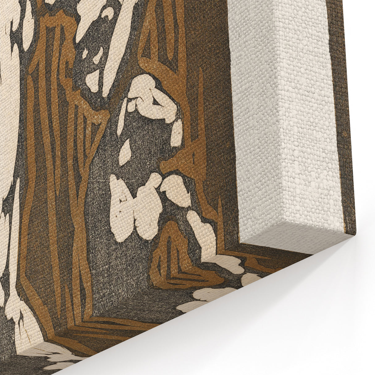 Abstract Modern Wall Art - Dynamic Nude Figures with Earthy Tones