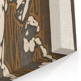 Abstract Modern Wall Art - Dynamic Nude Figures with Earthy Tones