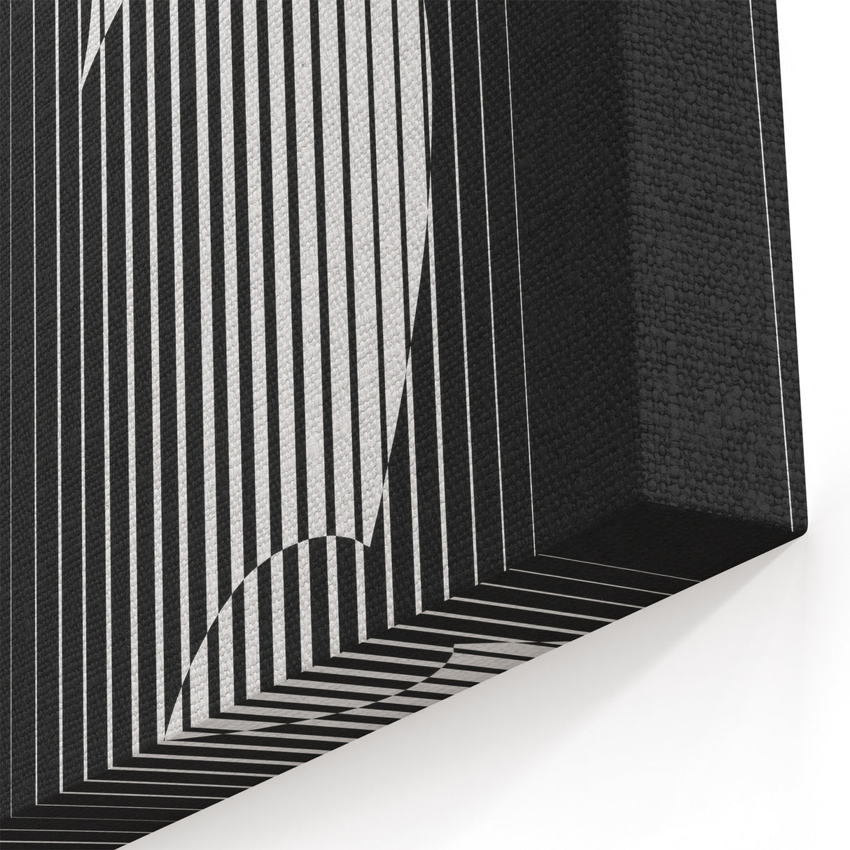 Vintage Minimalist Poster Wall Art - Black and White "Peace" Design